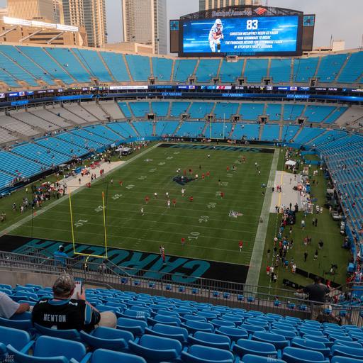 Bank of America Stadium - Section 553 Seat View