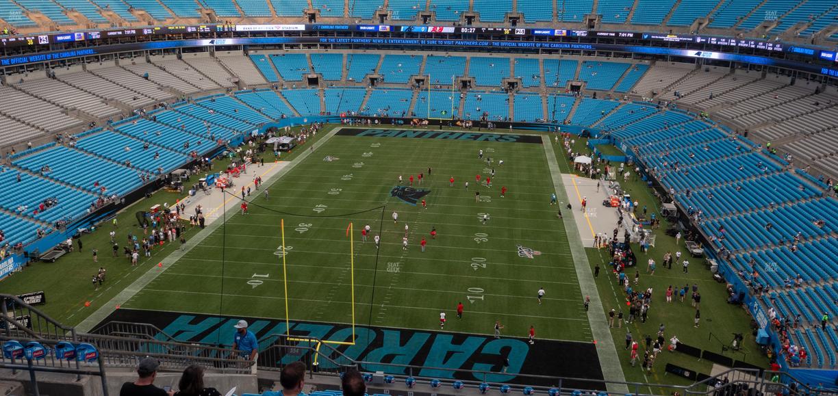 Bank of America Stadium - Section 554 Seat View