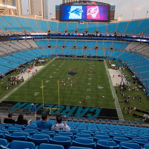 Bank of America Stadium - Section 554 Seat View