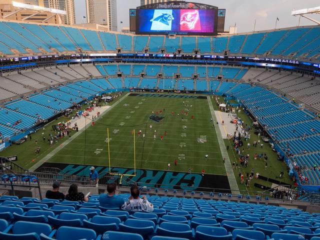 Bank of America Stadium - Section 554 Seat View Bank of America Stadium - Section 554 Seat View
