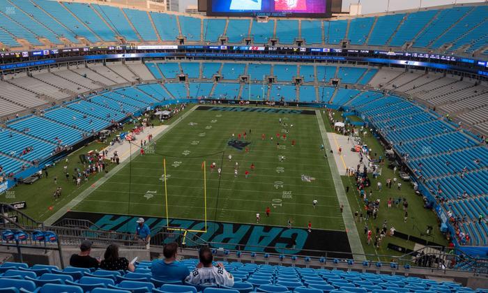 Bank of America Stadium - Section 554 Seat View
