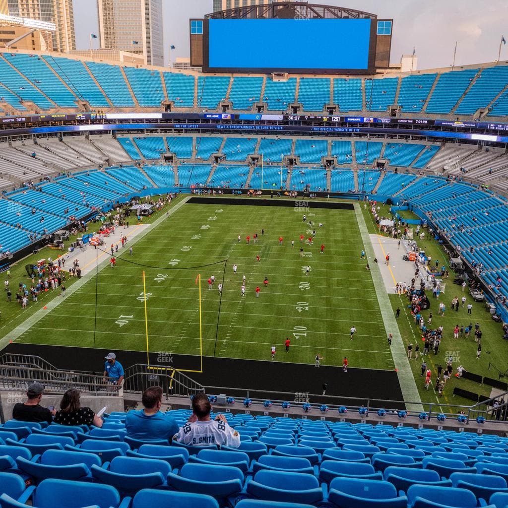 Bank of America Stadium - Section 554 Seat View