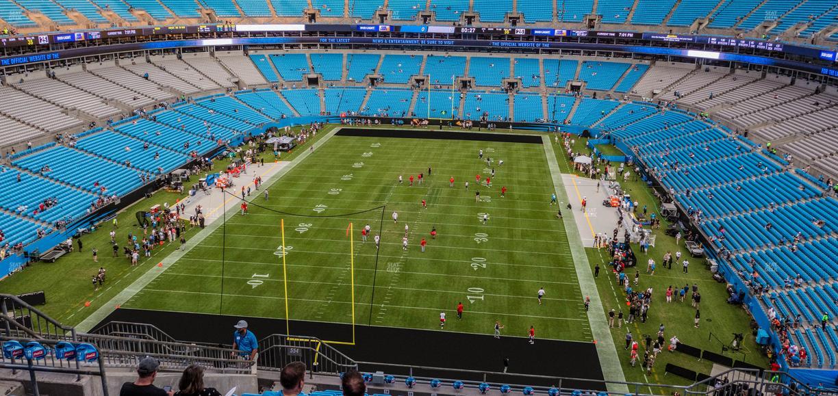 Bank of America Stadium - Section 554 Seat View