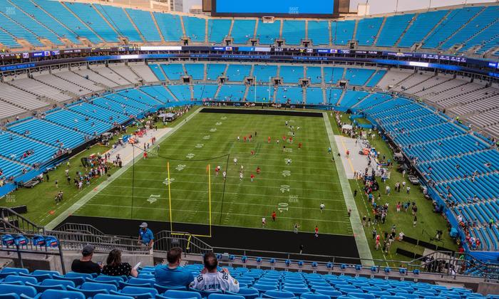 Bank of America Stadium - Section 554 Seat View