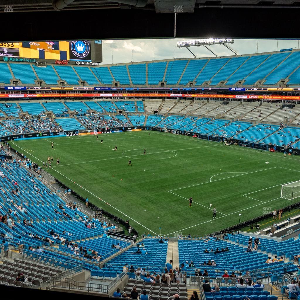 Bank of America Stadium - Section Gridiron Club B Seat View