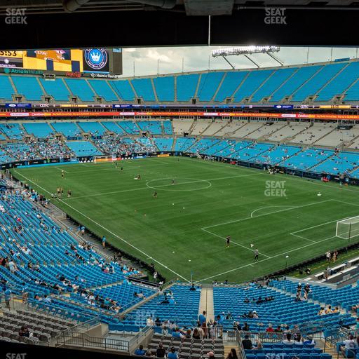 Bank of America Stadium - Section Gridiron Club B Seat View
