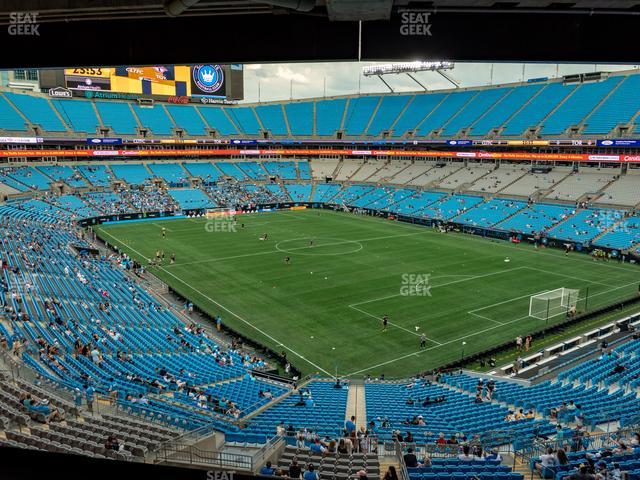 Bank of America Stadium - Section Gridiron Club B Seat View