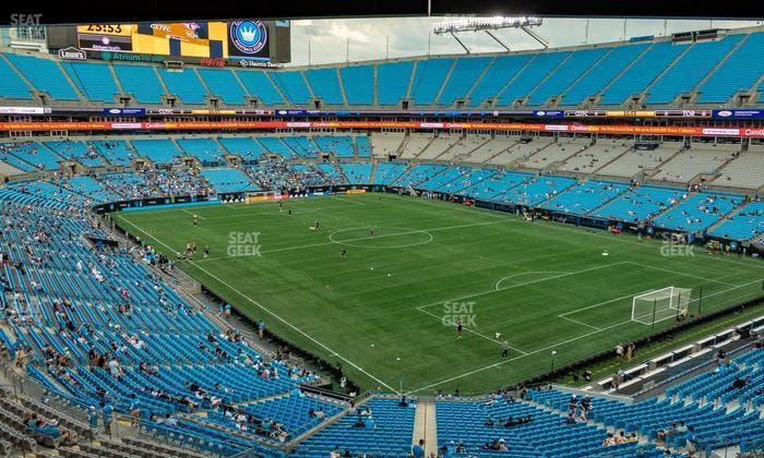 Bank of America Stadium - Section Gridiron Club B Seat View