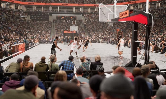 Barclays Center - Section 1 Seat View