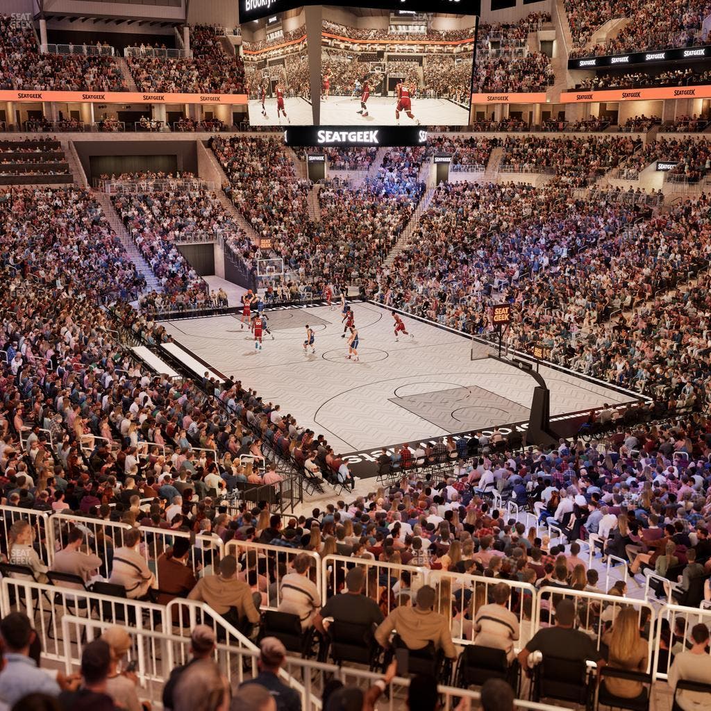 Barclays Center - Section 102 Seat View