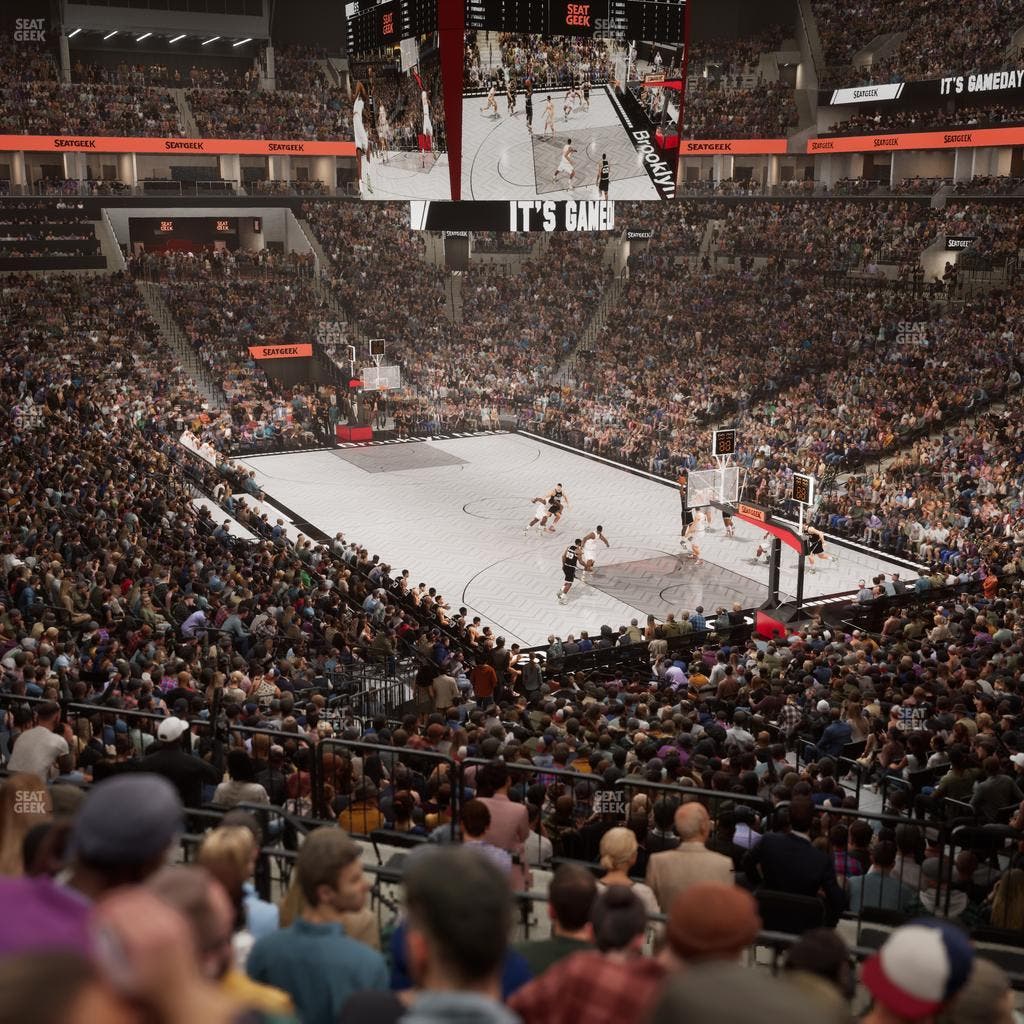Barclays Center - Section 102 Seat View