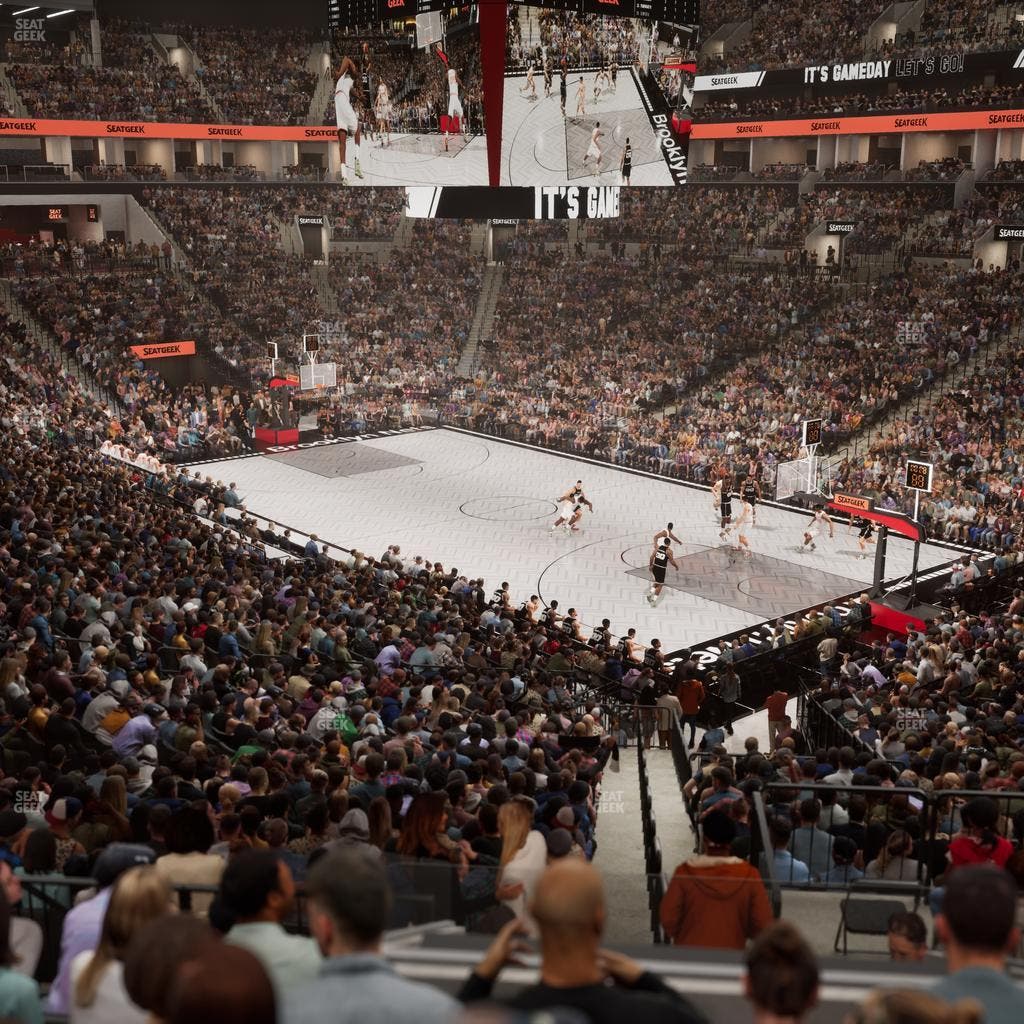 Barclays Center - Section 104 Seat View