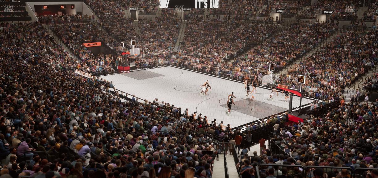 Barclays Center - Section 104 Seat View