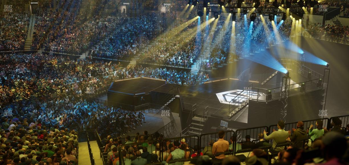 Barclays Center - Section 104 Seat View