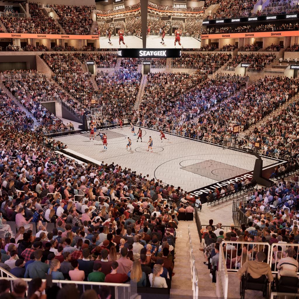 Barclays Center - Section 104 Seat View