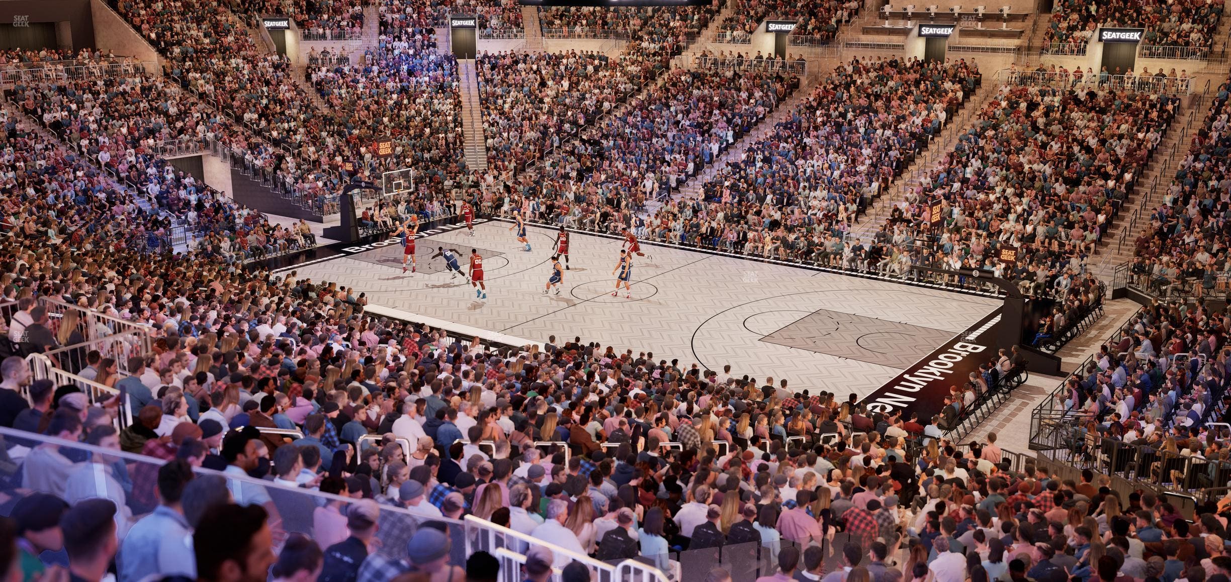 Barclays Center - Section 105 Seat View