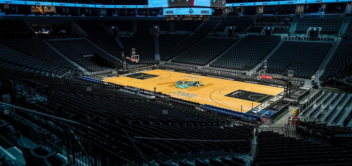 Barclays Center - Section 105 Seat View