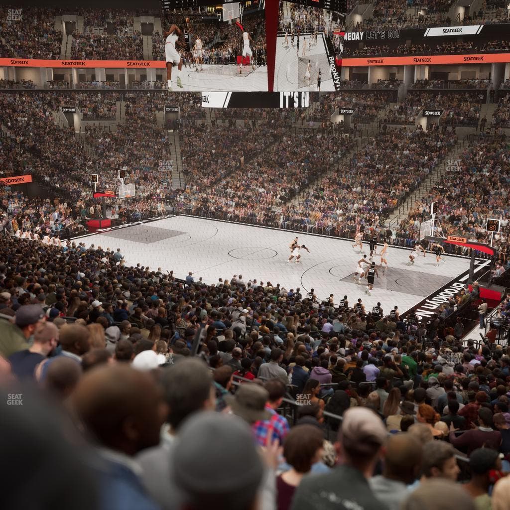 Barclays Center - Section 105 Seat View