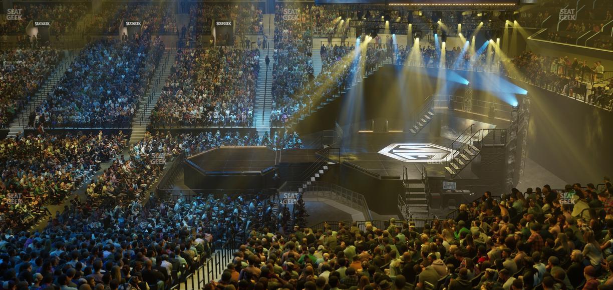 Barclays Center - Section 106 Seat View