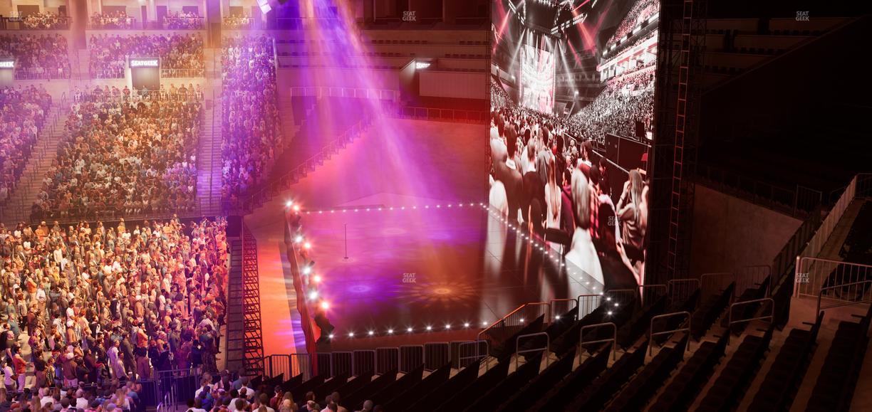 Barclays Center - Section 106 Seat View