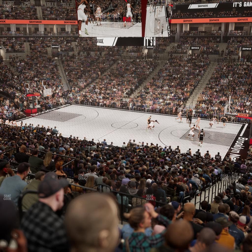 Barclays Center - Section 106 Seat View