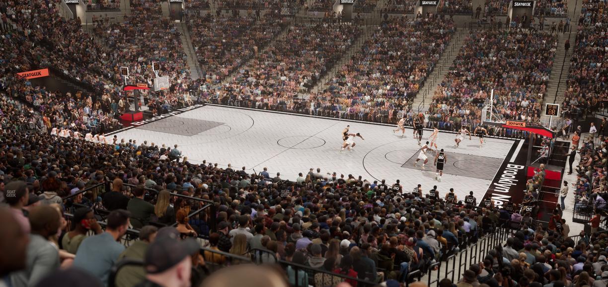 Barclays Center - Section 106 Seat View