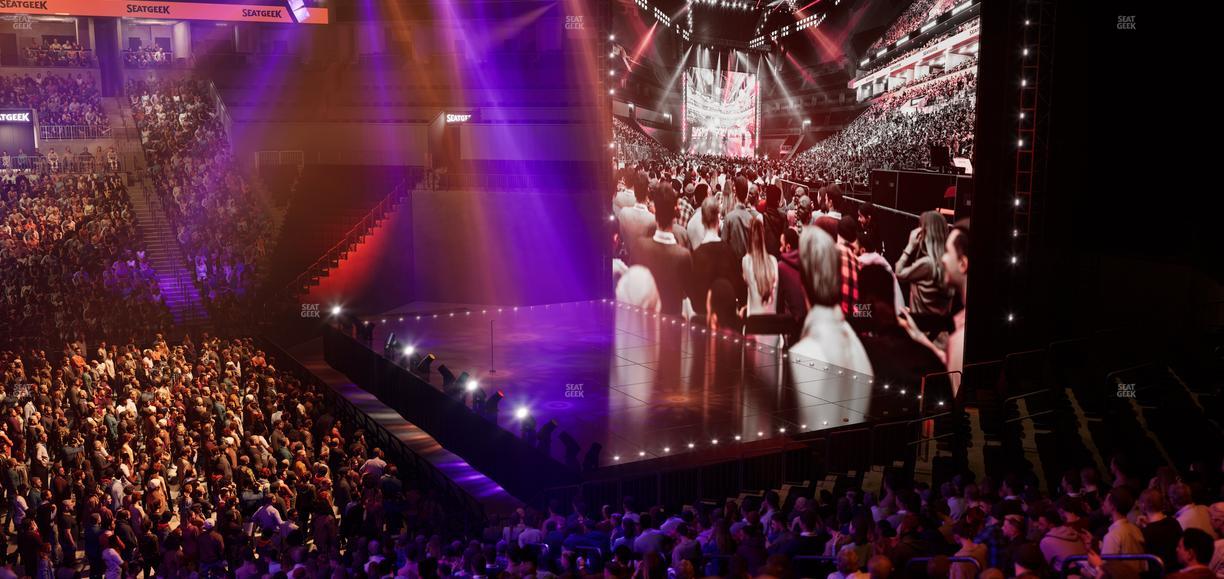 Barclays Center - Section 107 Seat View