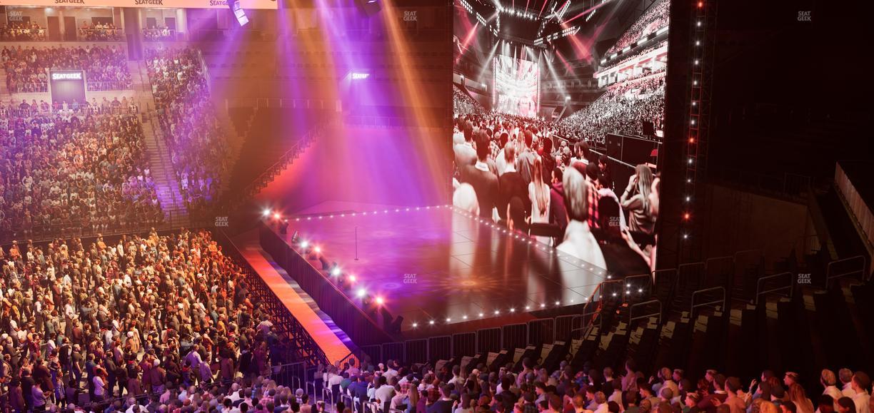 Barclays Center - Section 107 Seat View