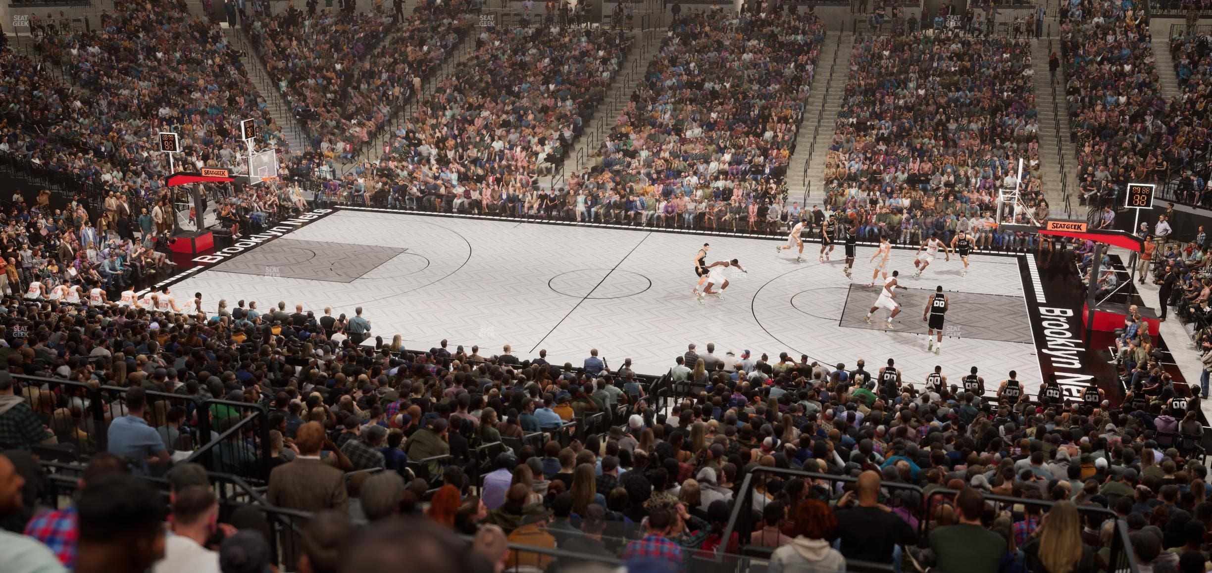 Barclays Center - Section 107 Seat View