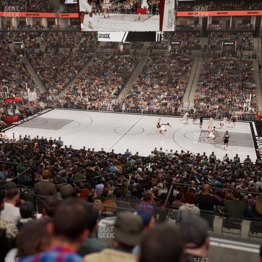 Barclays Center - Section 107 Seat View