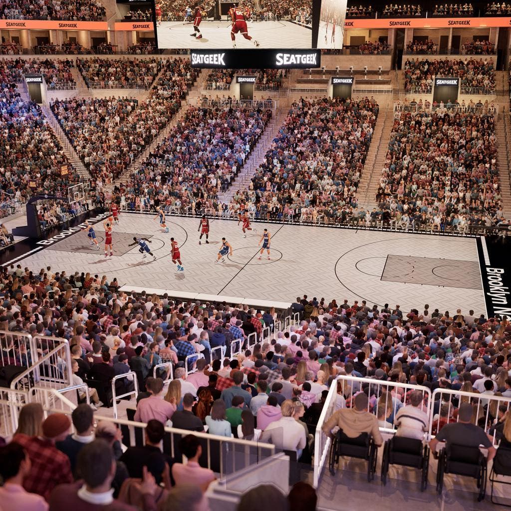 Barclays Center - Section 107 Seat View
