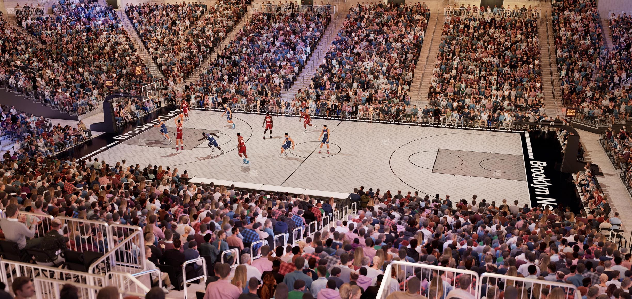 Barclays Center - Section 107 Seat View