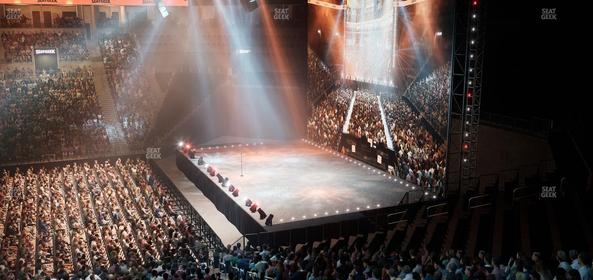 Barclays Center - Section 107 Seat View