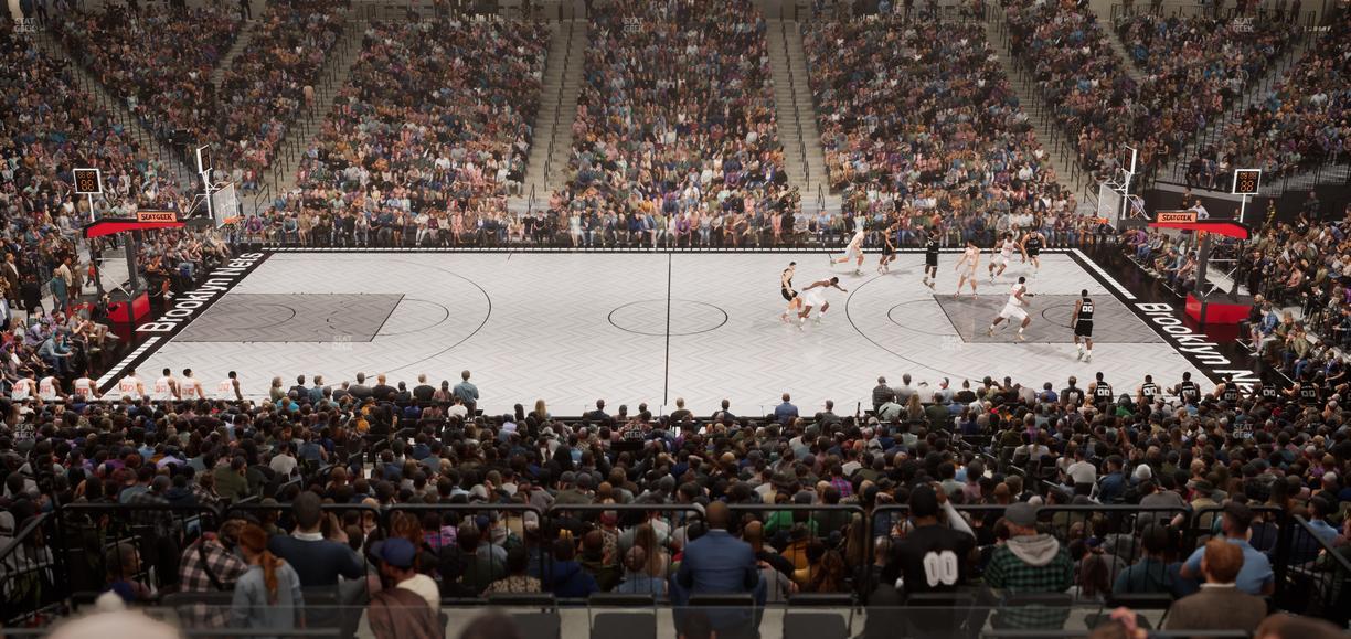 Barclays Center - Section 108 Seat View