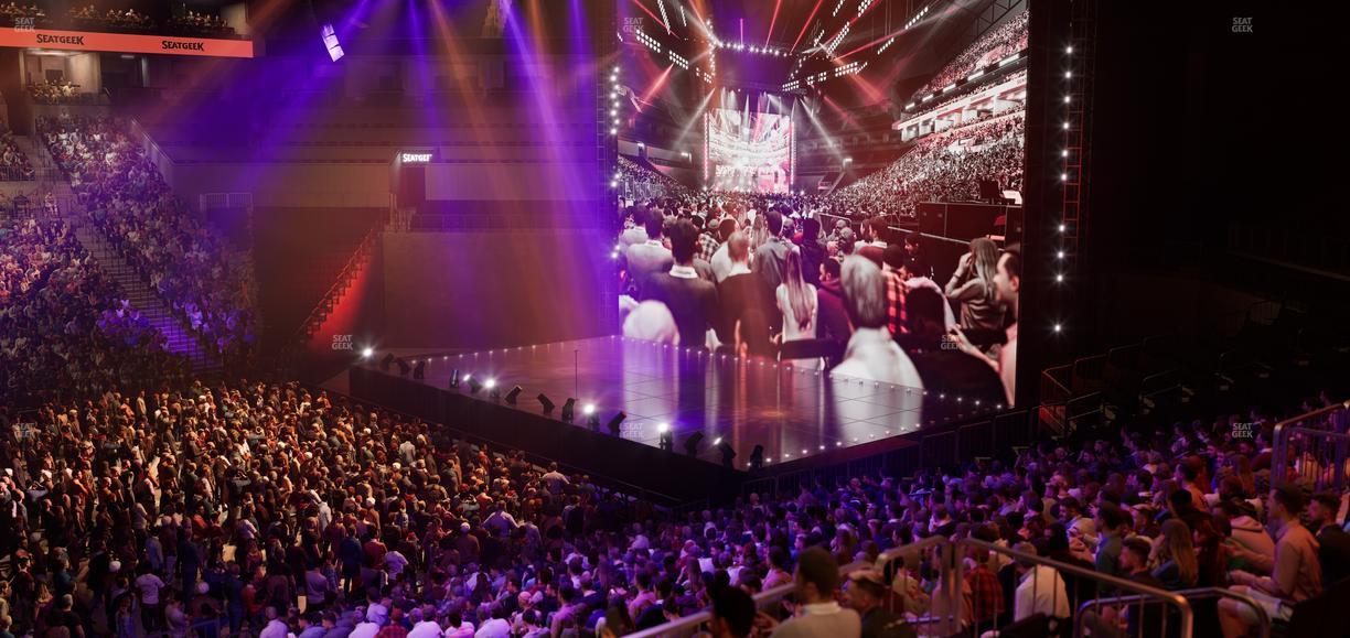 Barclays Center - Section 108 Seat View