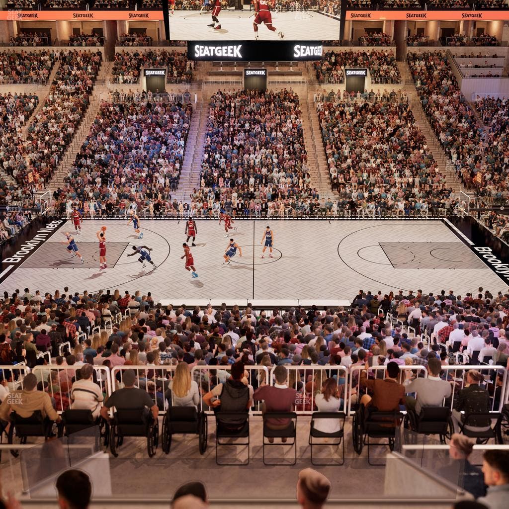 Barclays Center - Section 108 Seat View