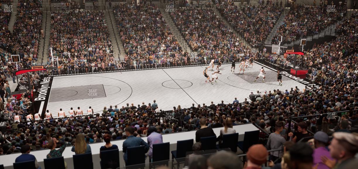 Barclays Center - Section 109 Seat View