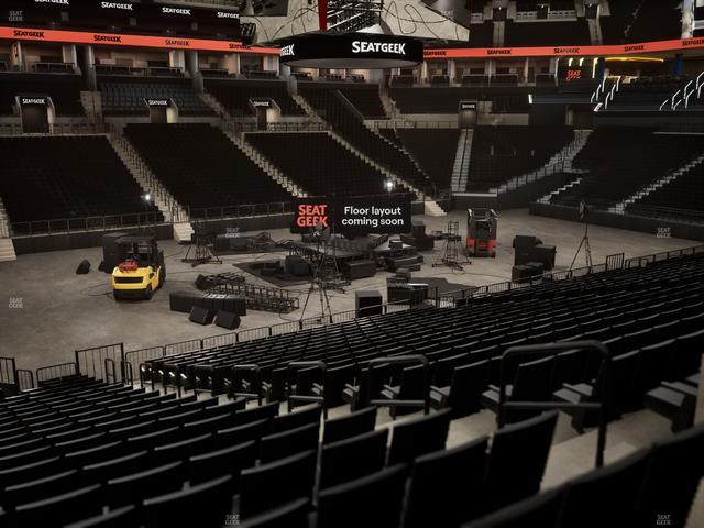 Barclays Center - Section 110 Seat View