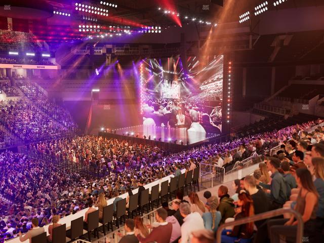 Barclays Center - Section 110 Seat View