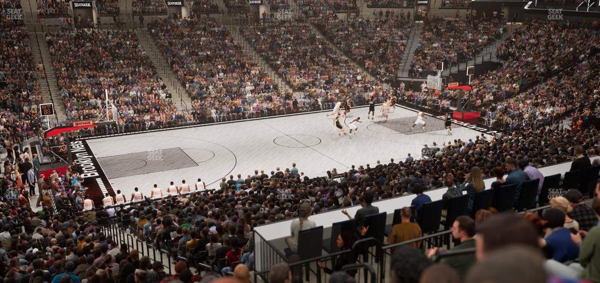 Barclays Center - Section 110 Seat View