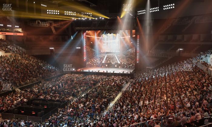 Barclays Center - Section 114 Seat View