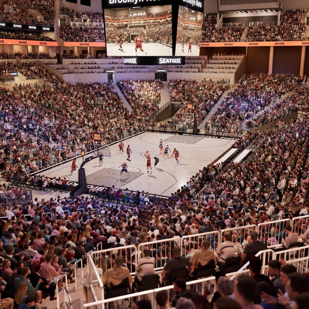 Barclays Center - Section 114 Seat View