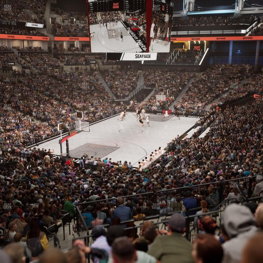 Barclays Center - Section 114 Seat View