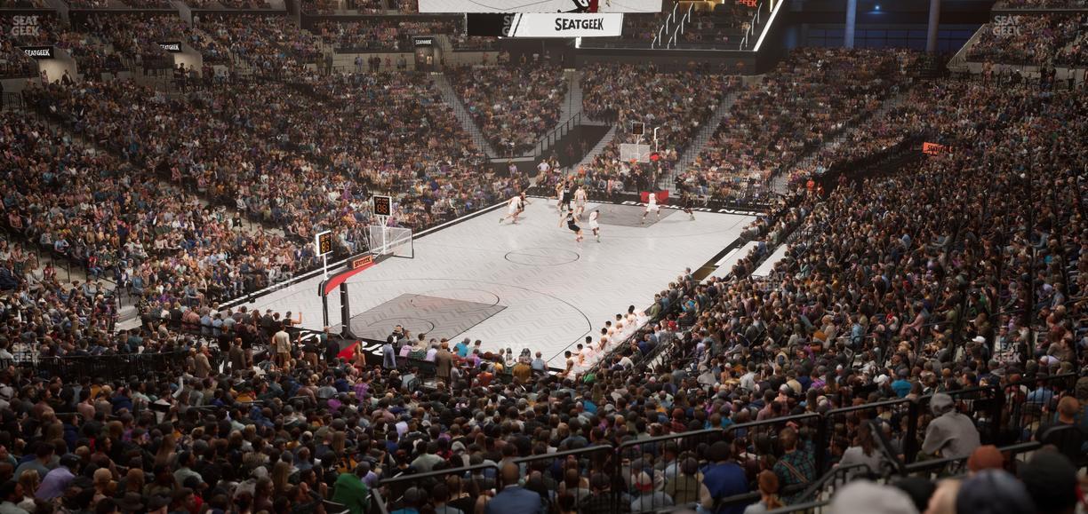 Barclays Center - Section 114 Seat View