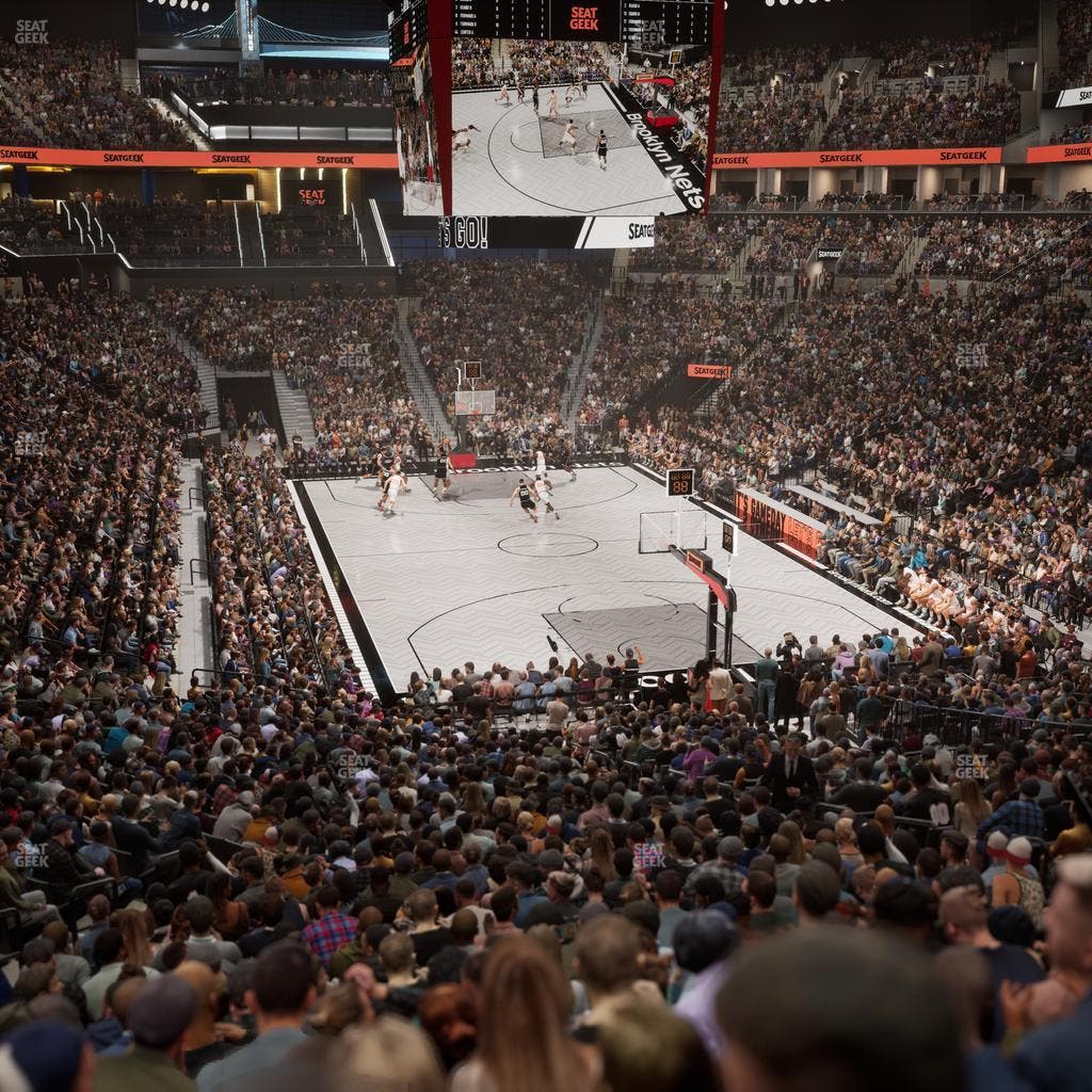 Barclays Center - Section 117 Seat View