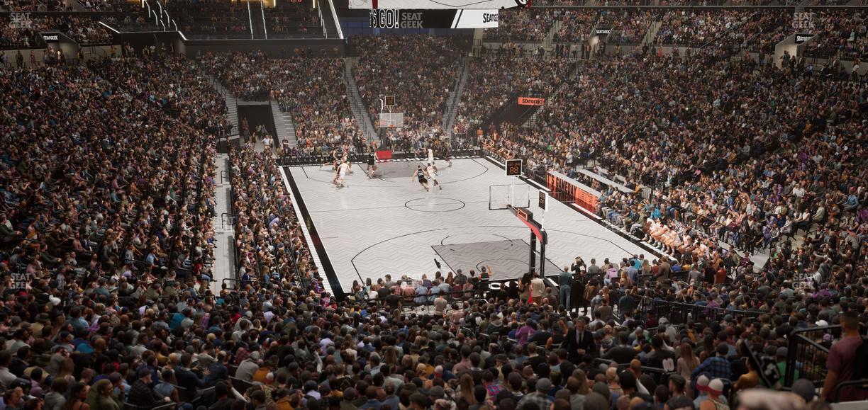 Barclays Center - Section 117 Seat View