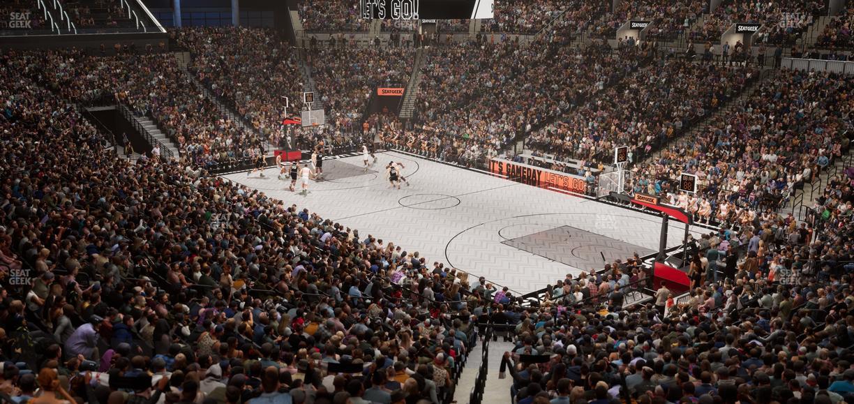 Barclays Center - Section 120 Seat View