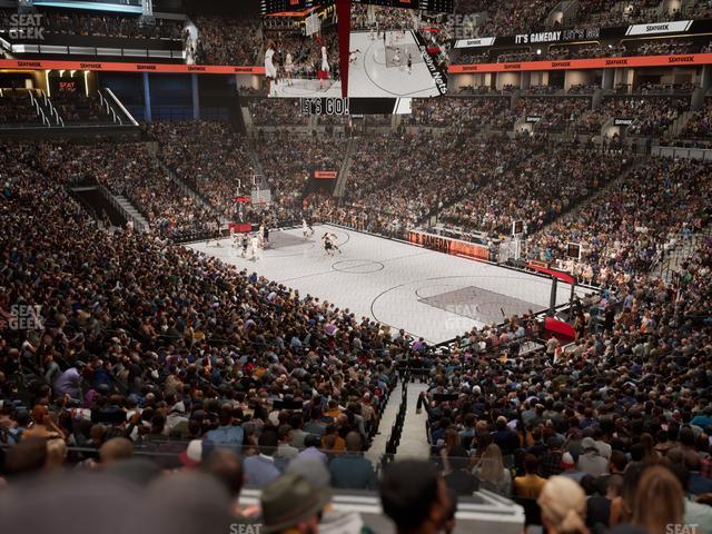 Barclays Center - Section 120 Seat View Barclays Center - Section 120 Seat View