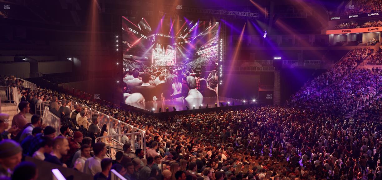 Barclays Center - Section 121 Seat View