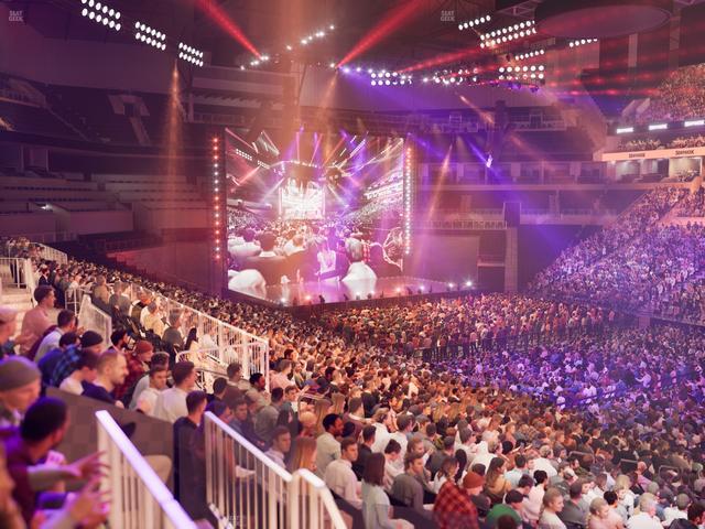 Barclays Center - Section 121 Seat View
